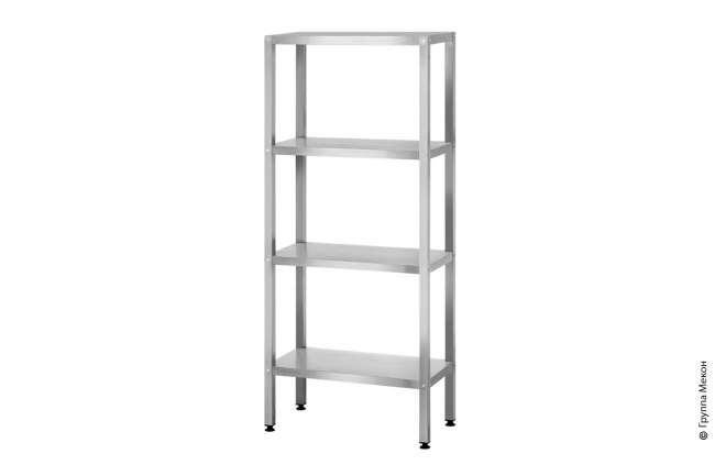 Стеллаж полочный СПЛп - 1200*400*2000 "Profi Inox"